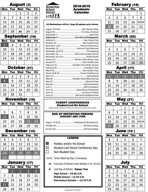 Bremerton School District Calendar 202425 Mlb Playoffs 2024 Schedule